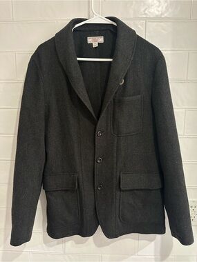 Wallace & Barnes Mens Merino Lambswool Blazer Unstructured Size 38R G6706